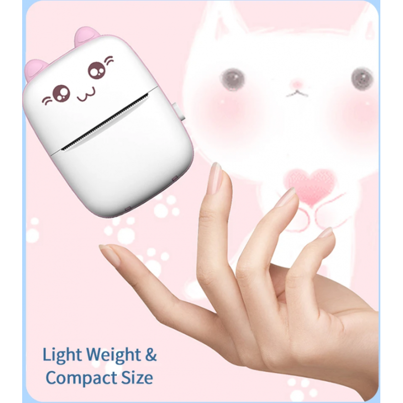 طابعة جيب محمولة صغيرة للهواتف الذكية 58 مم