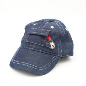 طاقية أطفال واقية من الشمس جينز