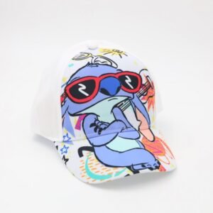 طاقية ولادي STITCH لون ابيض