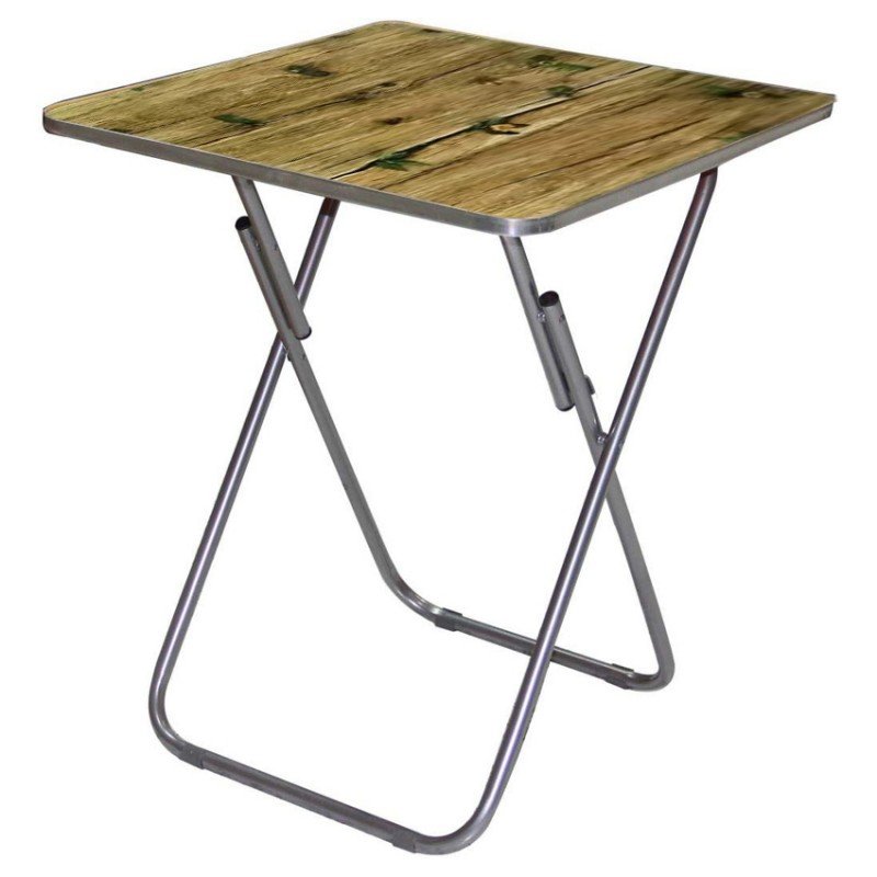 طاولة خشب 80*80 لون خشبي