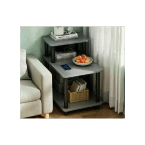 طاولة خشبية جانبية مكونة من 3طبقات