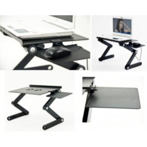طاولة لابتوب مع مروحة تهوية ..يمكن التحكم في ميلان الطاولة