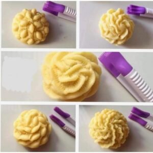 طقم 10 ملاقط للنقش الكعك /اشكال مختلفة