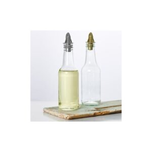 طقم 2 قنينة زيت  زجاج صغيرة