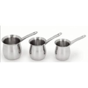 طقم 3 بكارج ستيل ثقيل (200+400+600 ملل)