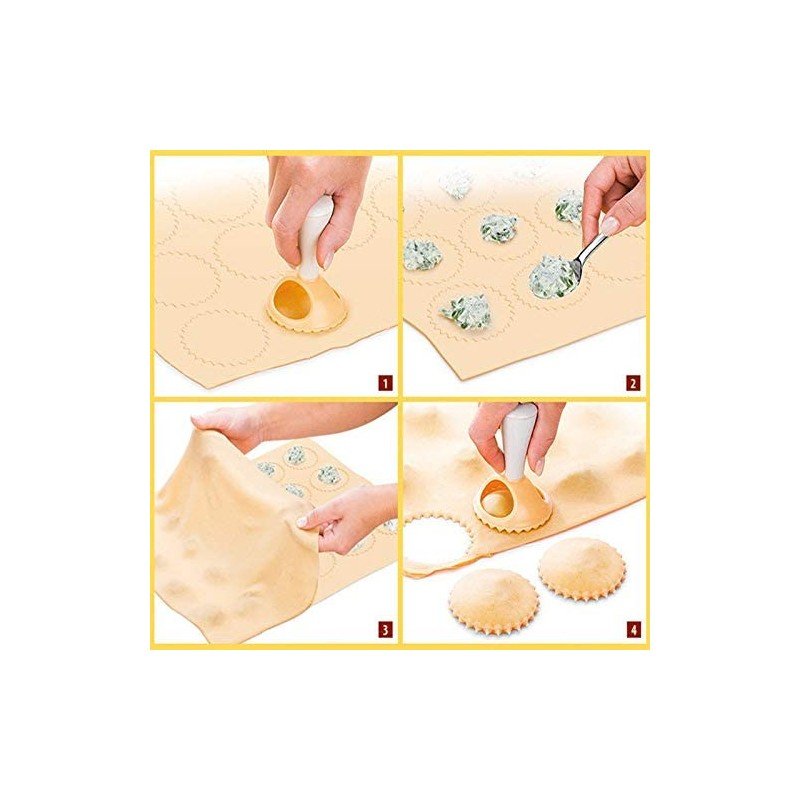 طقم 4 قطاعات بسكويت ايطالي بلاستيك - Image 2