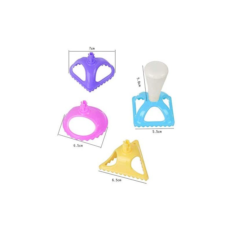 طقم 4 قطاعات بسكويت ايطالي بلاستيك - Image 4