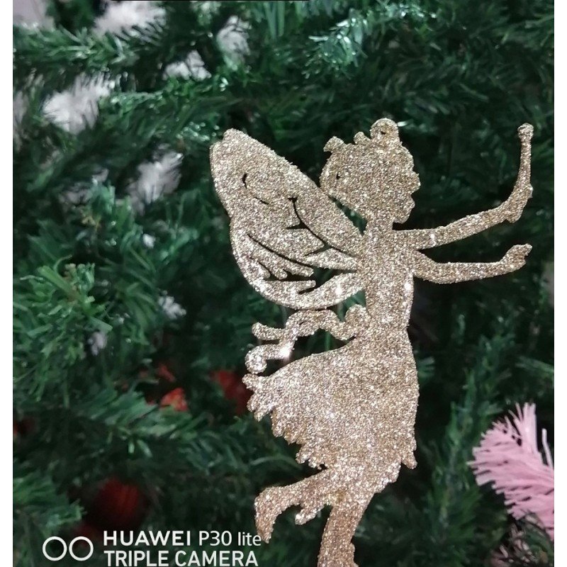 طقم 6 تعليقات شكل الفتاة مع خيوط تعليق