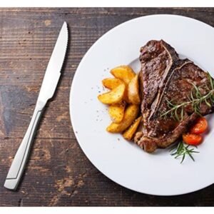 طقم 6 سكاكين ستيك بيد ستيل