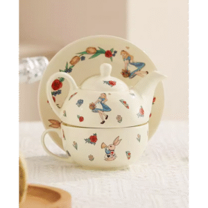 طقم أبريق وفنجان وصحن-أليس