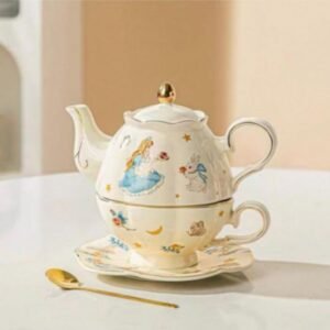 طقم ابريق يورسلان مع مج وملعقة