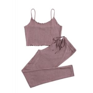 طقم بناتي قطعتين ( كت وبنطلون)