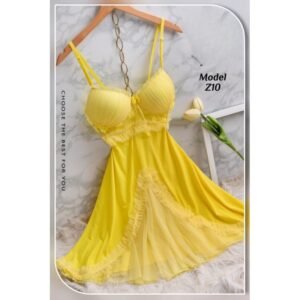 طقم بيبي دول لون أصفر One Size