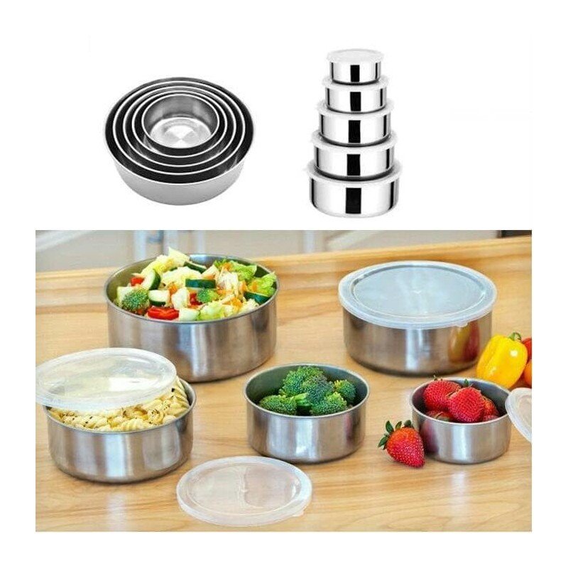 طقم 5 تبرويرات ستيل