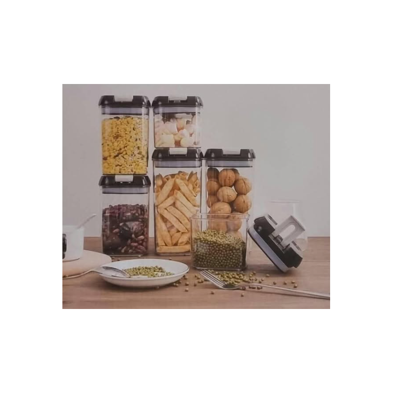 طقم حافظات بقوليات 6 قطع بأحجام مختلفة