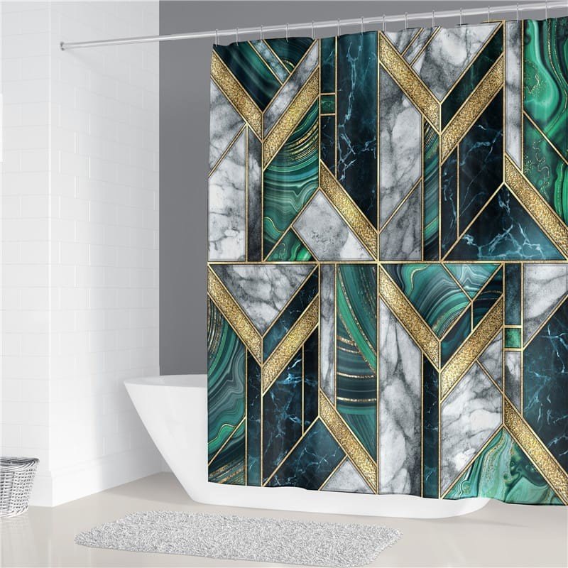 طقم حمام 4 قطع أخضر