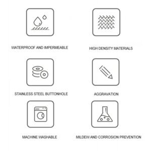 طقم حمام 4 قطع ماربل ملون