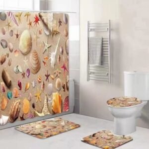 طقم حمام مع ستاره 4 قطع