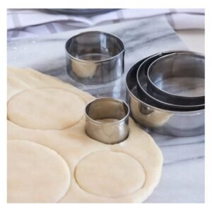 طقم 5 قطاعات دائرية للعجين والحلويات