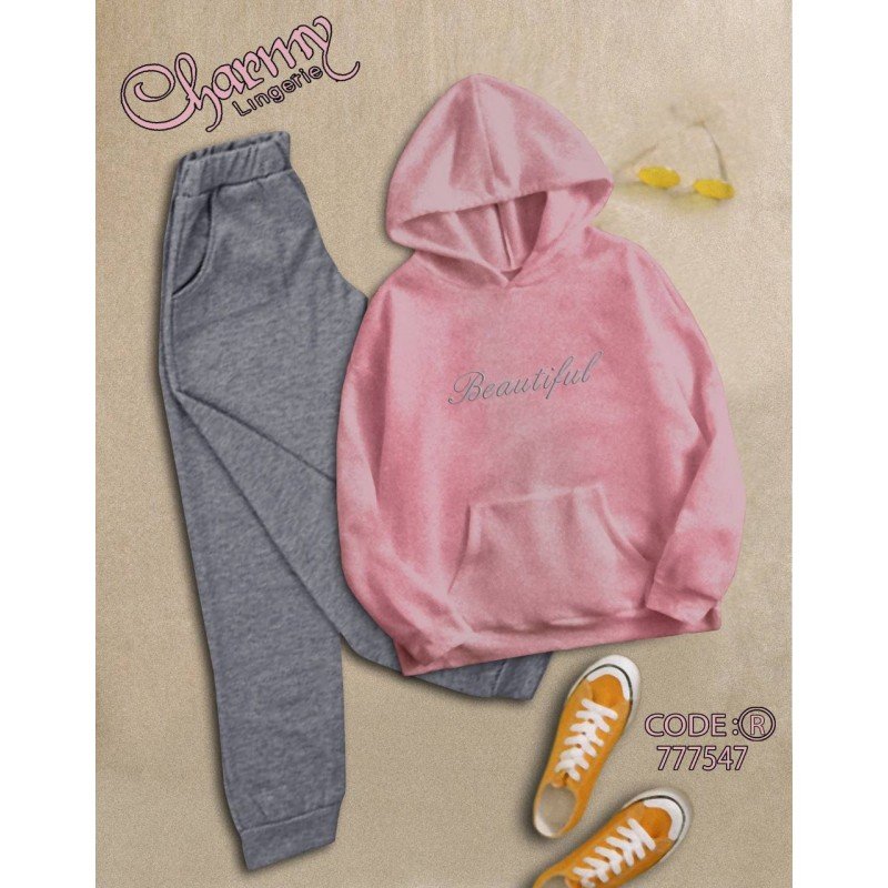 طقم ستاتي فرو قطعتين من شارمي One Size