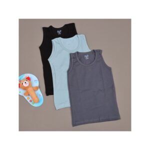 طقم شباح داخلي ولادي (3 قطع) للأولاد بثلاث ألوان