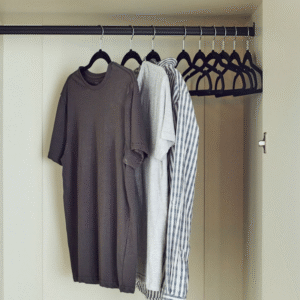 طقم علاقات ملابس بلاستيك مغلف بالمخمل (20 علاقة)