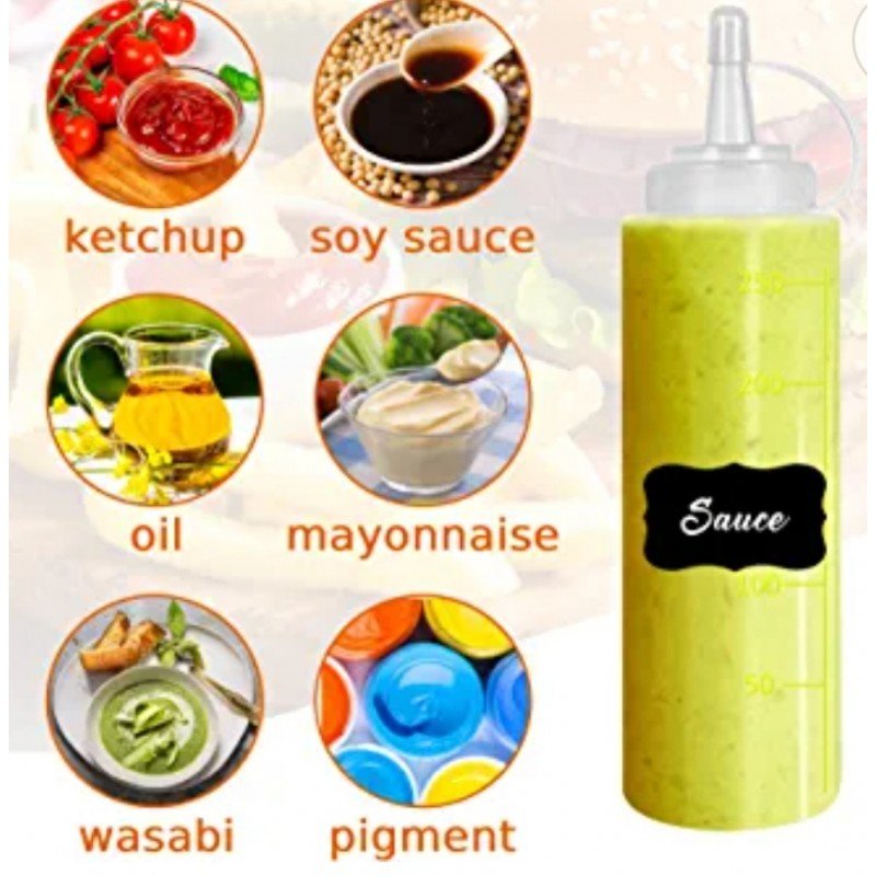 زجاجة صلصه بلاستيك متعدد الاستخدامات عدد2 - Image 3