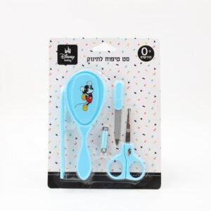 طقم عناية للاطفال حديثي الولادة من ديزني 5 قطع لون ازرق