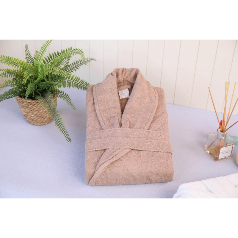 روب حمام قطن 100% VALOR SİLVER BROWN ONE SIZE