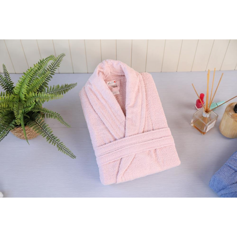 روب حمام قطن 100% VALOR SİLVER ROSE ONE SIZE