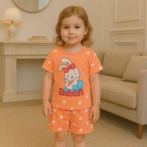 طقم قطعتين لون برتقالي