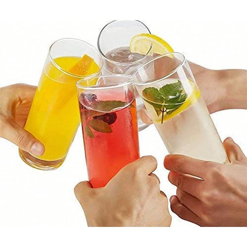 طقم 6 كاسات عصير وماء (هاي بول) - Image 2