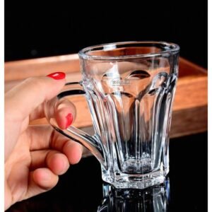 طقم كاسات زجاج شاي (6 كاسات)