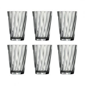 طقم كاسات زجاج عصير 6 قطع