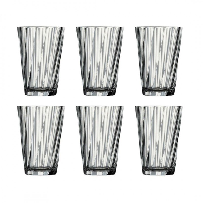 طقم كاسات زجاج عصير 6 قطع