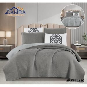 طقم لحاف صيفي (6 قطع) حجم مزوج من ضمرة ARABELA 02 لون بلا