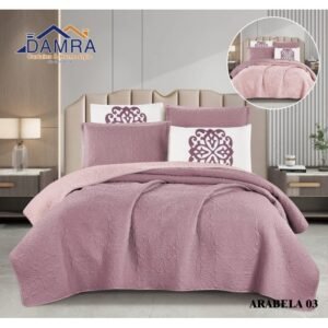 طقم لحاف صيفي (6 قطع) حجم مزوج من ضمرة ARABELA 03 لون نهدي