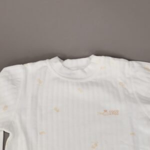 طقم للأطفال قطعتين لون أبيض