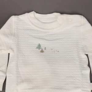 طقم للأطفال قطعتين لون بيج