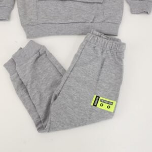 طقم للأطفال قطعتين لون سكني فاتح