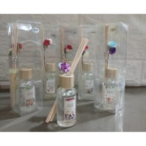 طقم معطرات ست قطع مع عيدان)lily/jasmine-lavender-rose-lemon-ocean-)