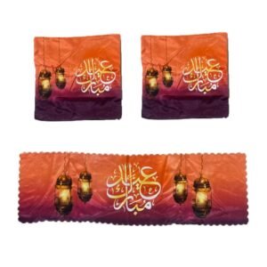 طقم مكون من 2 غطاء وسادة ومفرش واحد