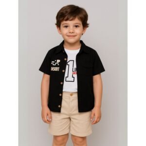 طقم ولادي أسود