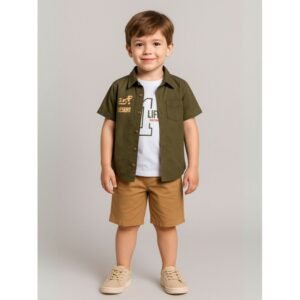 طقم ولادي زيتي