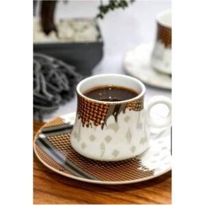 طقم12 +12 فنجان مع صحونهم