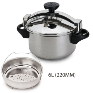 طنجرة ضغط سلمبوس ستانلس ستيل6 لتر
