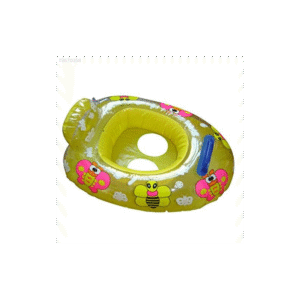 عجل سباحة بتصميم القارب 70 سم لون أصفر