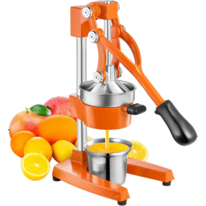 عصارة يدوية ستانلس من يونيفيرسال لون برتقالي