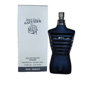 عطر تستر الترا ميل انتنس او دو تواليت من جان بول غولتير للرجال سعة 125 مل - Tester New Ultra Male Intense EDT By Jean Paul Gaultier For Men 125ml