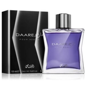 عطر دارج من الرصاصي للرجال سعة 100 مل - Daarej pour Homme EDP By Rasasi For Men 100ml